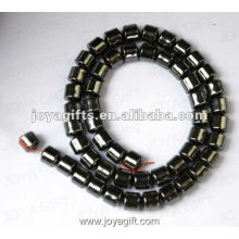 Perles de batterie Hematite en vrac de 8MM 16 po